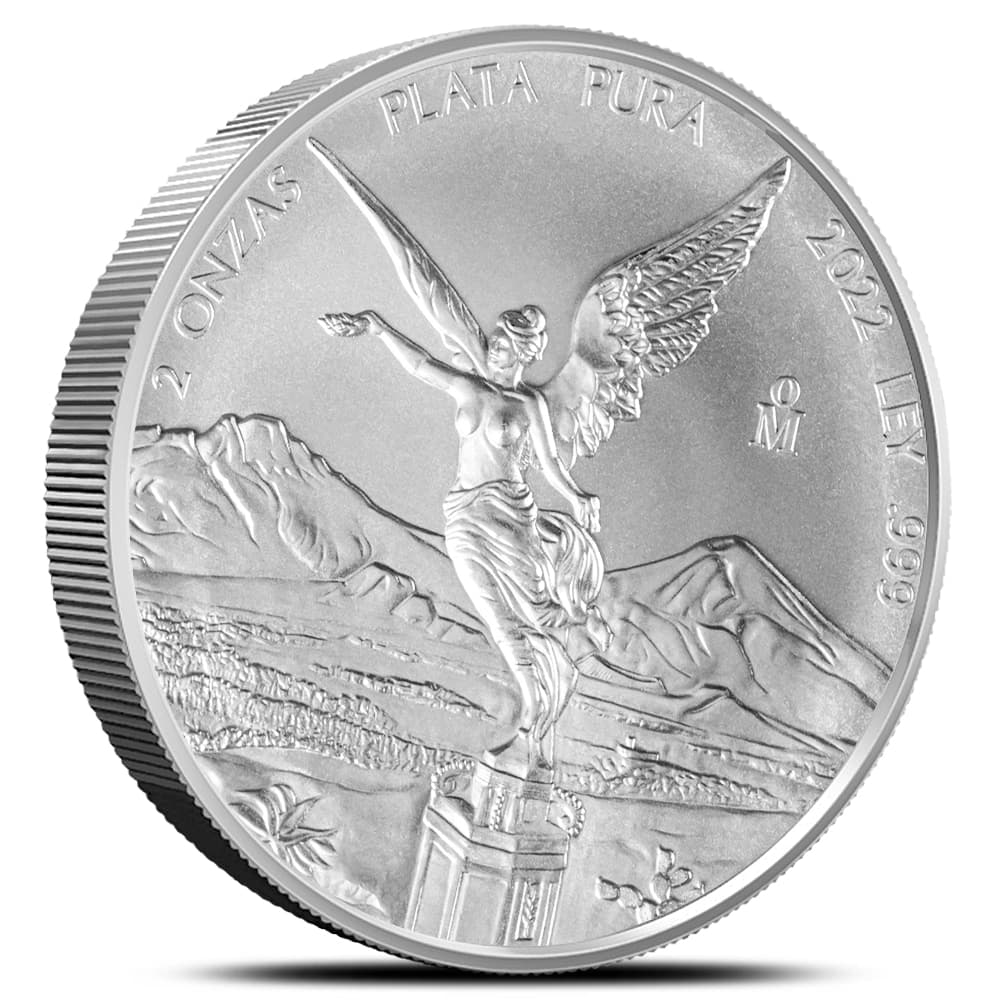 2022 2 oz Mexican Silver Libertad Coin (BU)