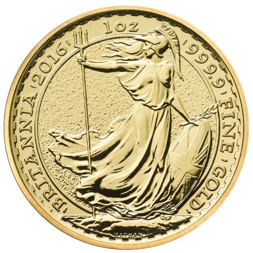 2016 1 oz British Gold Britannia Coin (BU)