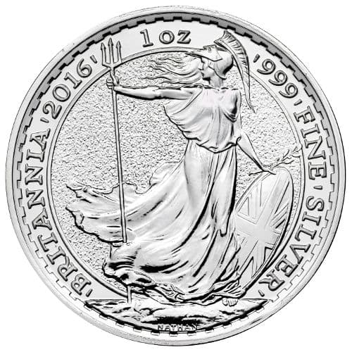 2016 1 oz British Silver Britannia Coin