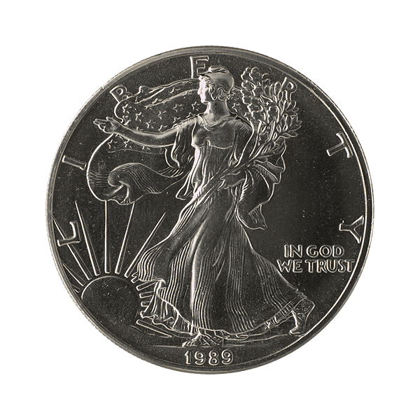 1989 1 oz American Silver Eagle Coin BU