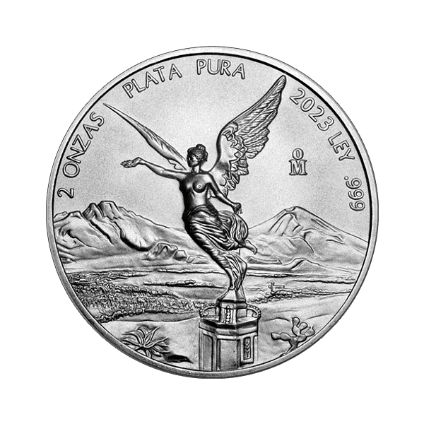 2023 2 oz Mexican Silver Libertad Coin BU