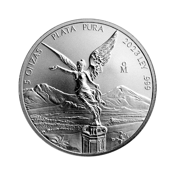 2023 5 oz Mexican Silver Libertad Coin BU