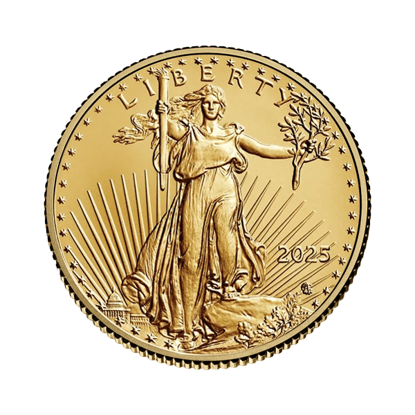 2025 ¼ oz American Gold Eagle Coin BU