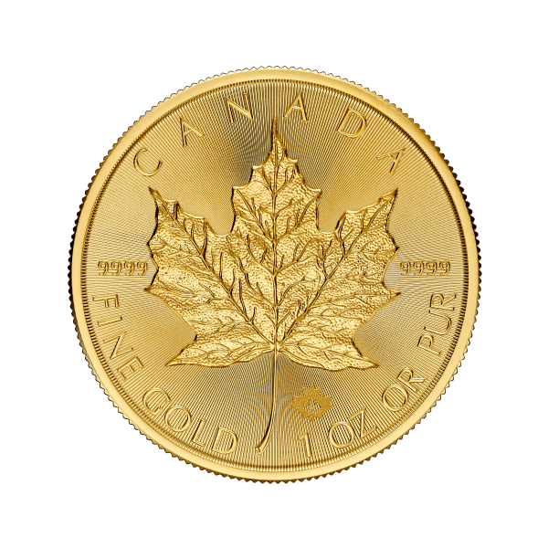 2025 1 oz Canadian Gold Maple Leaf Coin BU