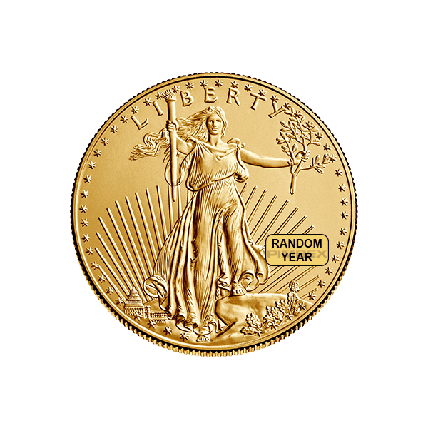 ¼ oz American Gold Eagle Coin (Random Year)