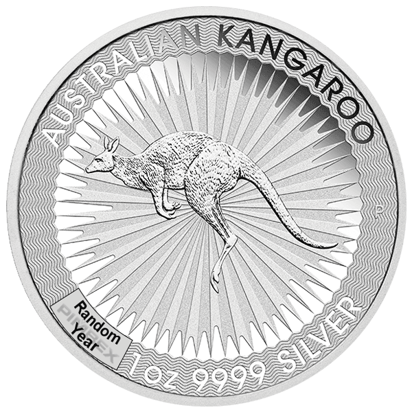 1 oz Australian Silver Kangaroo Coin (Random Year)