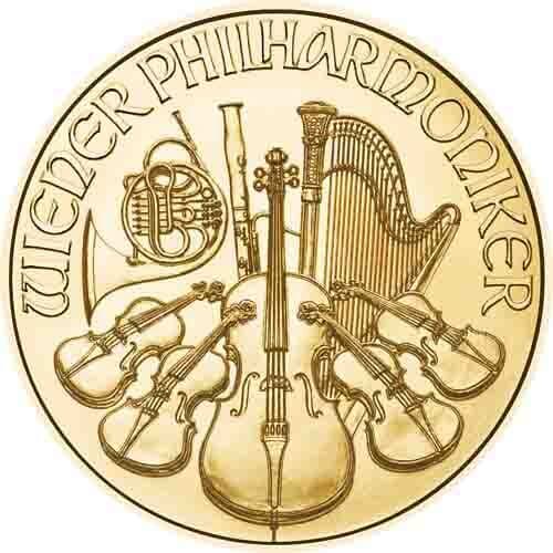 2023 1/2 oz Austrian Gold Philharmonic Coin .999 Fine (BU)
