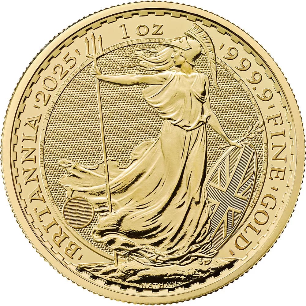 2025 1 oz British Gold Britannia Coin (BU)