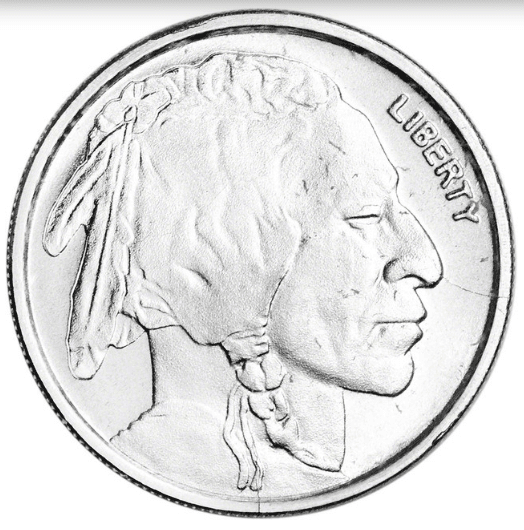 1/4 Oz Highland Mint Silver Buffalo Round (New, BU) .999 Fine