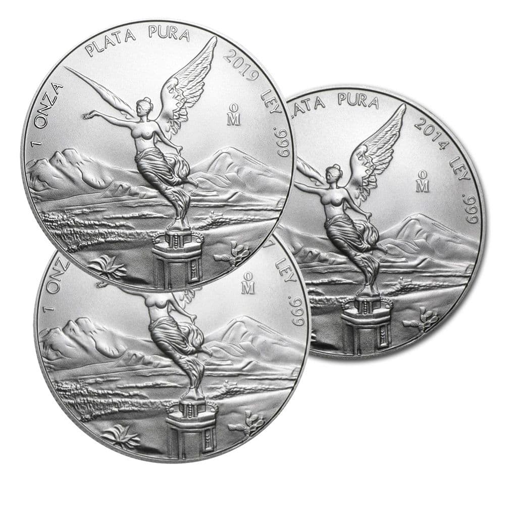 Mexican Libertad Silver Coins 1 oz - Random Year