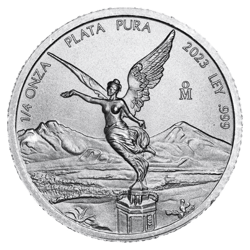 2023 1/4 oz Mexican Silver Libertad Coin BU
