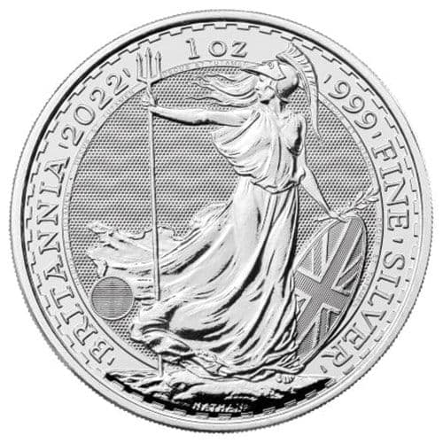 2022 1 oz Silver Britannia Coin