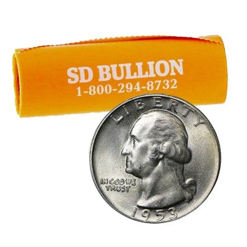 $10 Face - 90% US Silver Quarters (Random Design)
