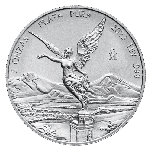 2023 2 oz Mexican Silver Libertad Coin BU