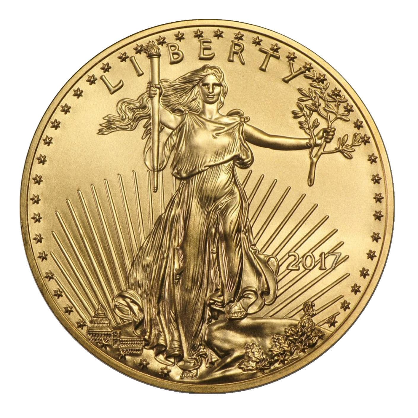 2017 1 oz Gold American Eagle Coin BU
