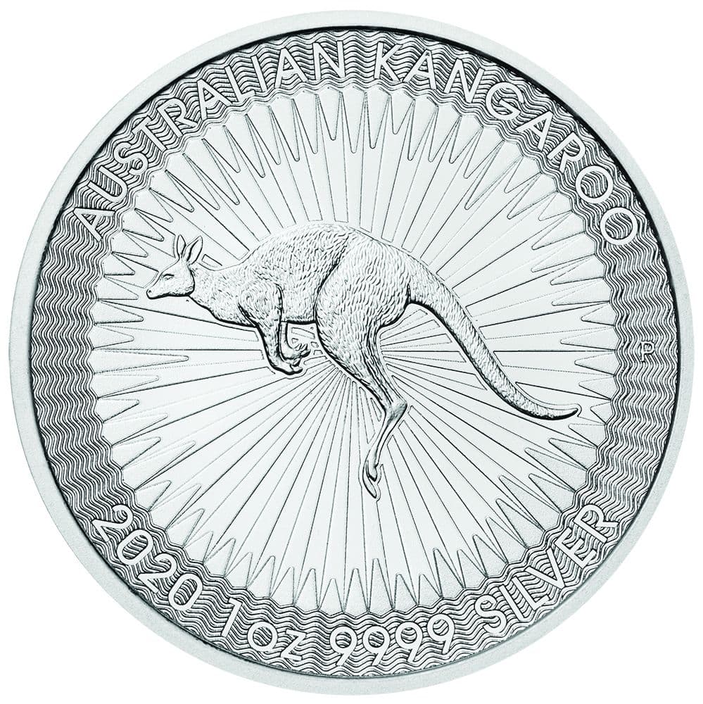 2020 1 oz Australian Silver Kangaroo Coin BU