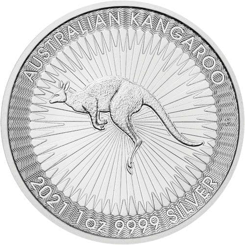 2021 1 oz Australian Silver Kangaroo Coin BU
