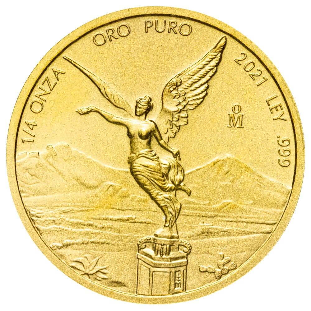 2021 1/4 oz Mexican Gold Libertad Coin (BU)