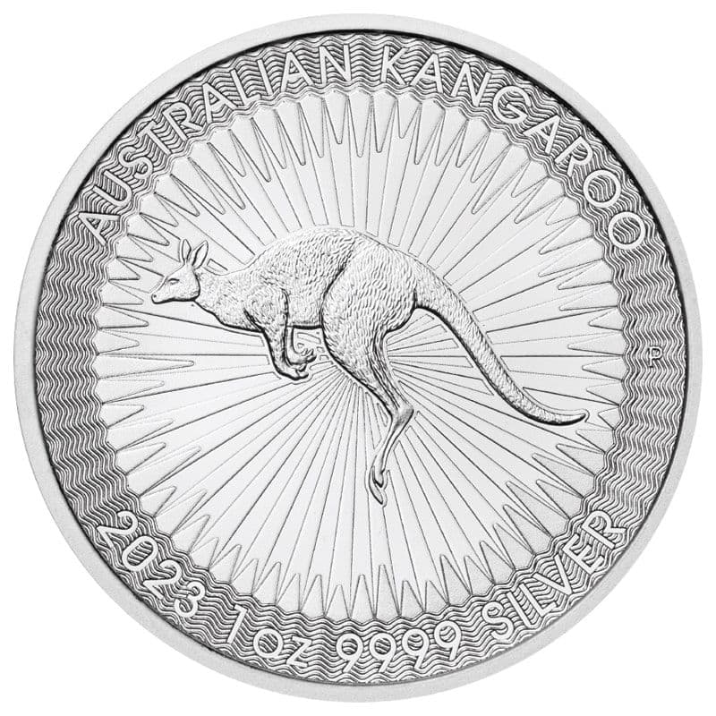2023 1 oz Australian Silver Kangaroo Coin BU