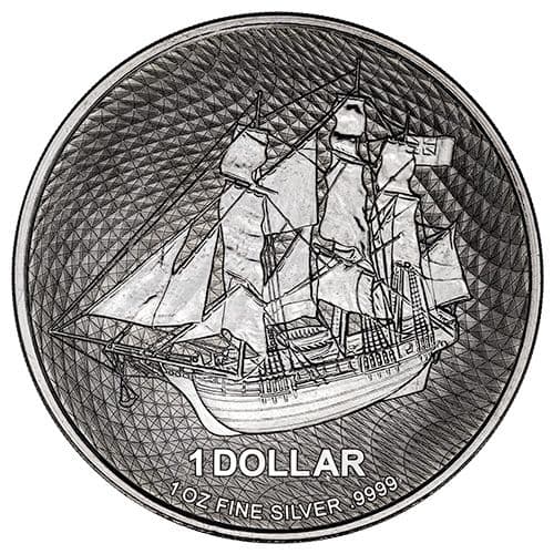2023 1 oz HMS Bounty Silver Coin 