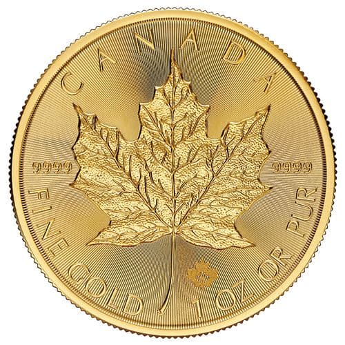 SD Bullion 2025 1 oz Canadian Gold Maple Leaf Coin BU
