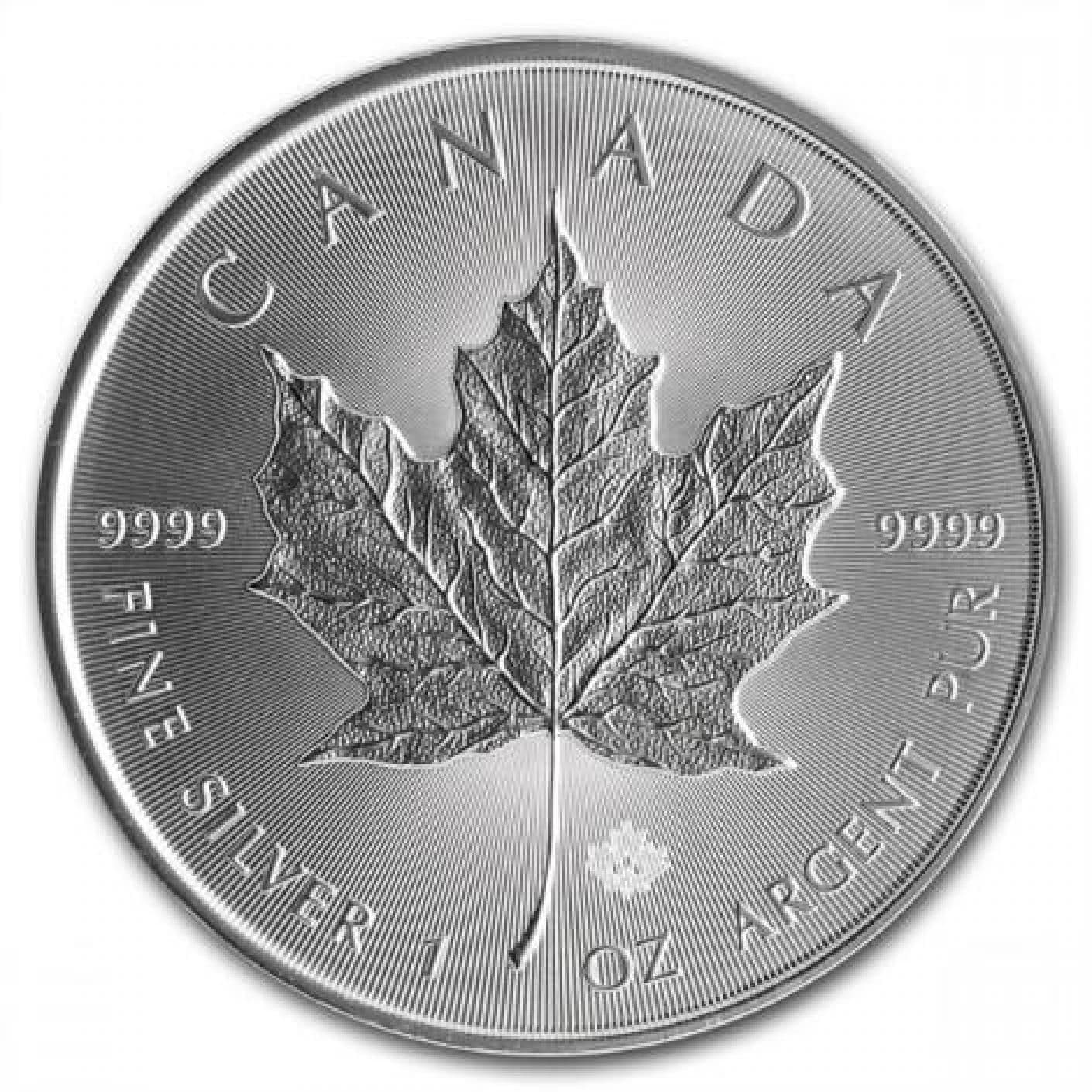 2015 Silver Canadian Maple Leaf Coin BU