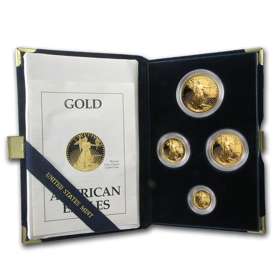 1988 American Gold Eagle Proof Set - Includes Original Mint Box and COA