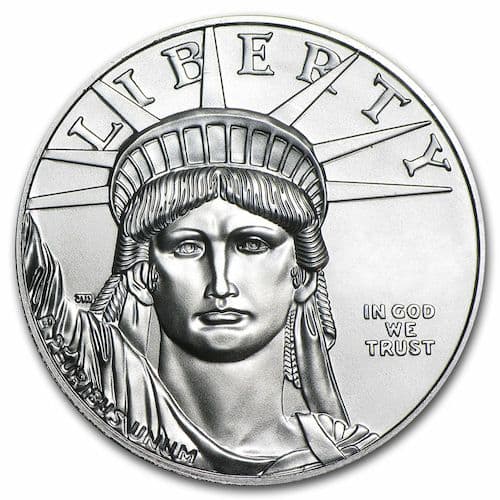 1/10 oz Platinum American Eagle Coin - Dates Our Choice