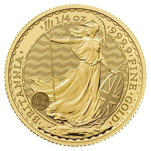 1/4 oz Gold Britannia Coin - Random Year