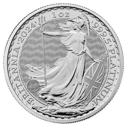 2024 1 oz Platinum Britannia Coin BU