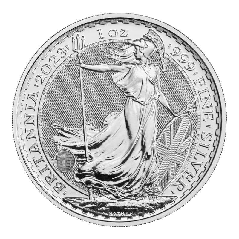 2023 1 oz Silver Britannia Coin BU