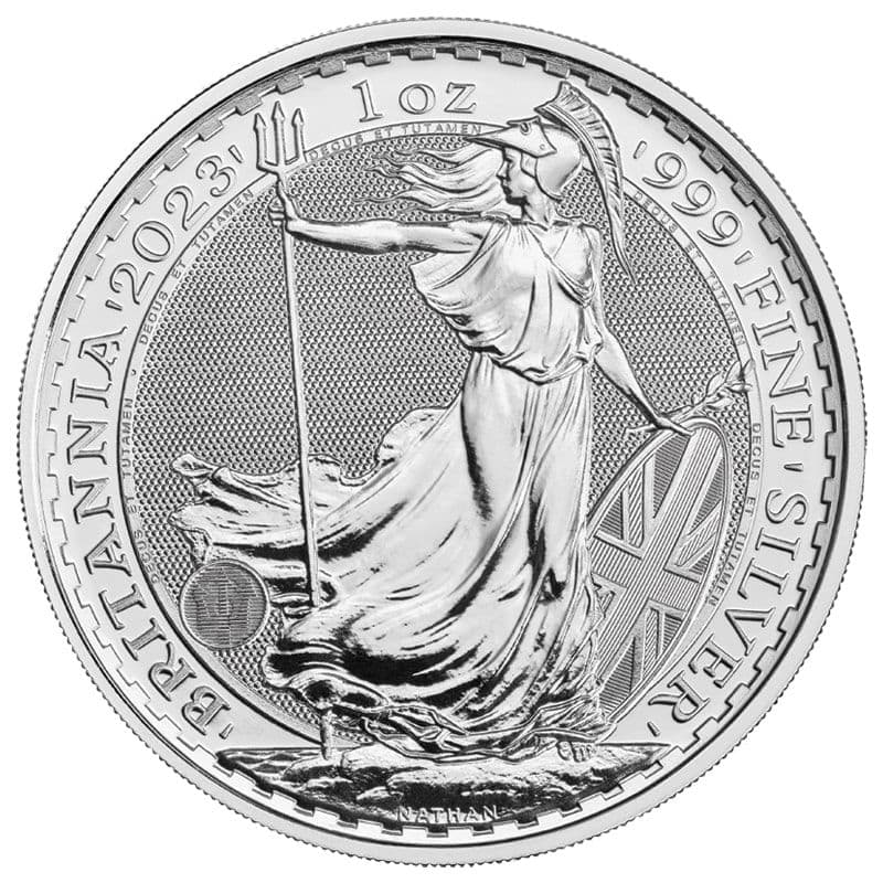 2023 1 oz Silver Britannia Coin BU (King Charles III)