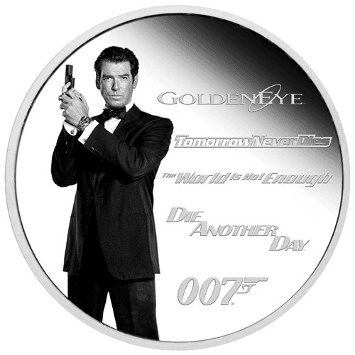 2024 1 oz James Bond Legacy Series - 4th Issue - Colored Proof Silver Coin