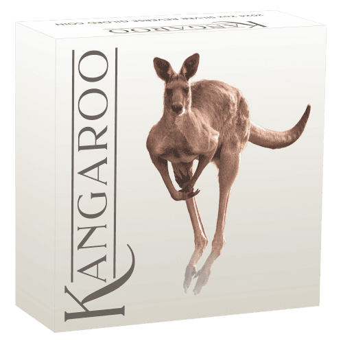 2 oz 2024 Australian Kangaroo Reverse Gilded Proof Silver Coin | Perth Mint