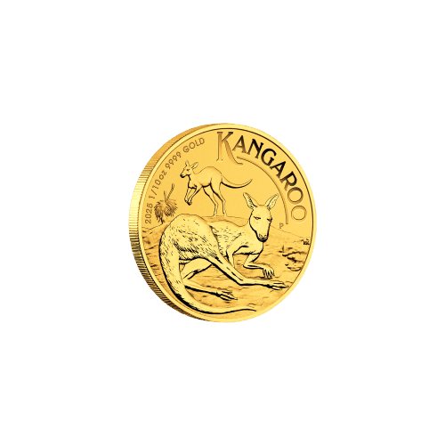 1/10 oz 2025 Australian Kangaroo Gold Coin | Perth Mint