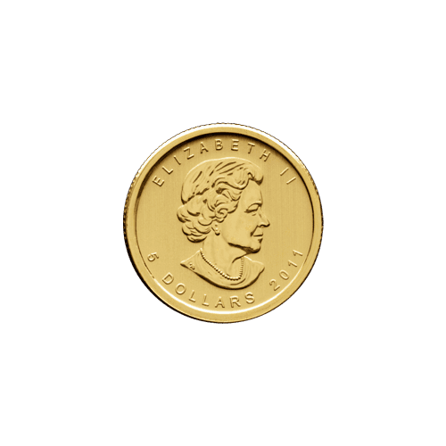 1/10 oz Random Year Canadian Maple Leaf Gold Coin | Royal Canadian Mint