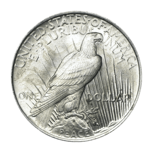 Random Year Peace Silver Dollar BU Silver Coin | United States Mint