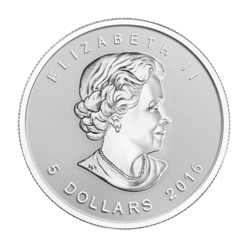1 oz 2016 Canadian Maple Leaf Wolf Privy Silver Coin | Royal Canadian Mint
