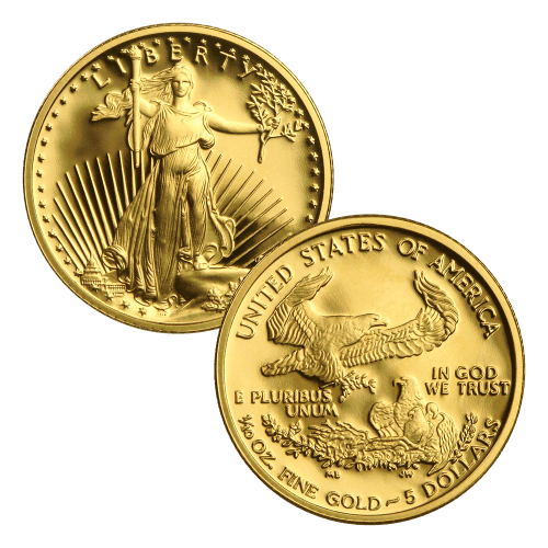 Set of 4 x Random Year American Eagle Proof Gold Coins | United States Mint