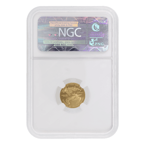 1/10 oz 2012 American Eagle NGC First Strike MS 70 Gold Coin | United States Mint
