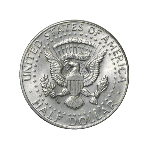 1964 Kennedy Half Dollar 90% Pure Silver Coin | United States Mint