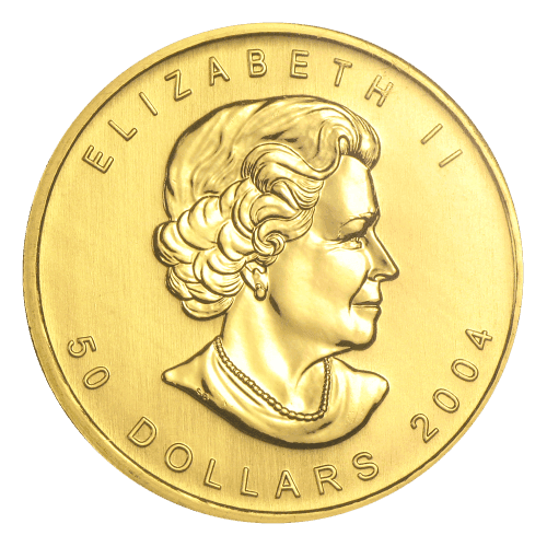 1 oz 2004 Canadian Maple Leaf 25th Anniversary MS-69 Gold Coin | Royal Canadian Mint