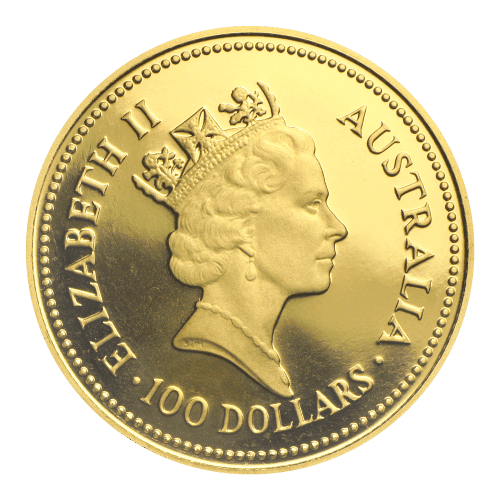 1 oz Random Year Australian Kangaroo Nugget Gold Coin | Perth Mint