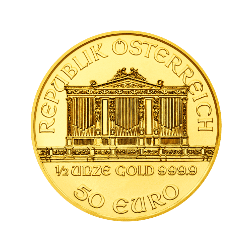 1/2 oz Random Year Austrian Philharmonic Gold Coin | Austrian Mint