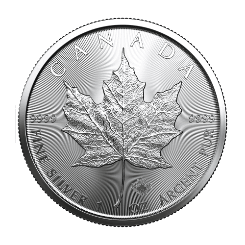 Silver Starter Box: 1 oz Canadian Maple Leaf Silver Coin