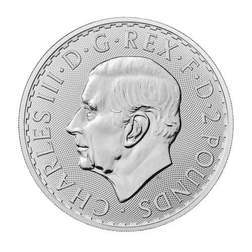 Tube of 25 x 1 oz 2023 Britannia: King Charles III Silver Coin | The Royal Mint