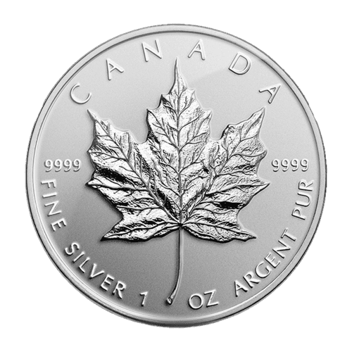 1 oz 2014 Canadian Maple Leaf Silver Reverse Proof Coin