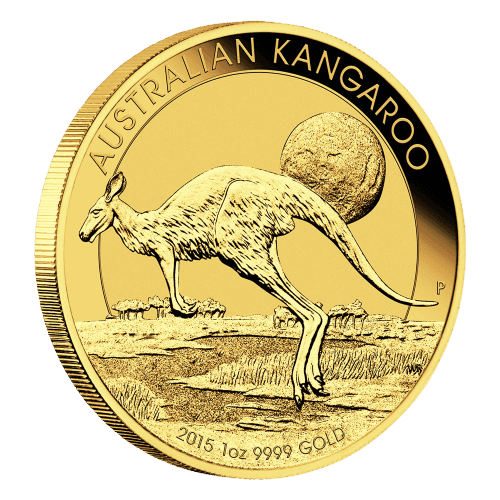 1 oz 2015 Australian Kangaroo Nugget Gold Coin | Perth Mint