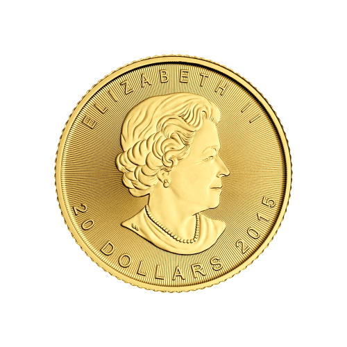 1/2 oz 2015 Canadian Maple Leaf Gold Coin