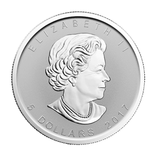 1 oz 2017 Canadian Maple Leaf Year of the Rooster Privy Reverse Proof Silver Coin